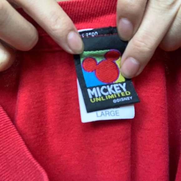 Vintage Mickey Mouse Embroidered T-shirt - Picture 4 of 5